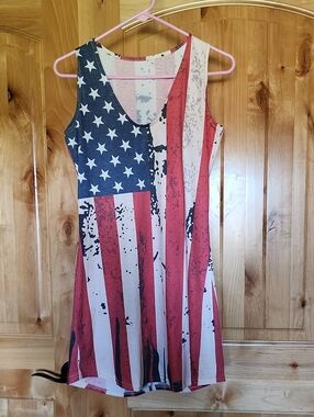 American Flag Dress - NWOT